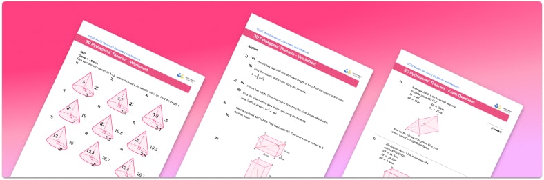 3D Pythagoras Worksheet