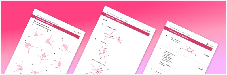 Angle Rules Worksheet