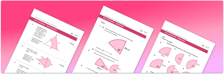 Arcs And Sectors Worksheet