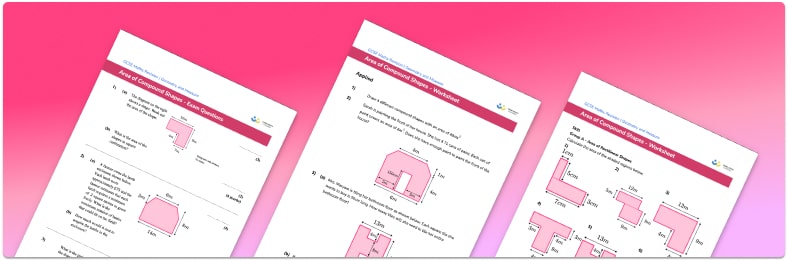 Area Of Compound Shapes Worksheet