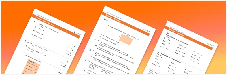 Decimals Worksheet