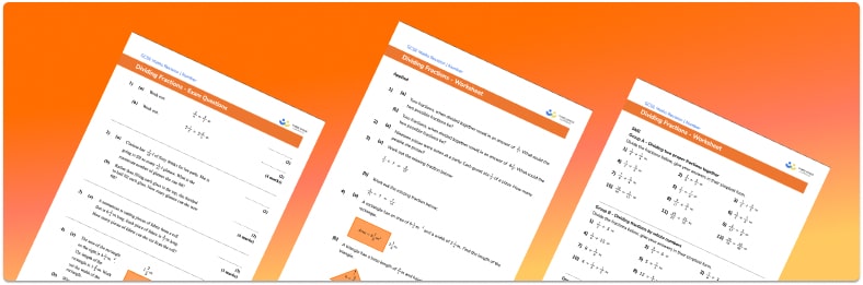 Dividing Fractions Worksheet