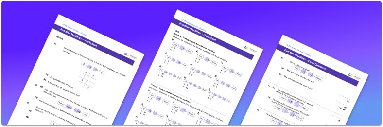 Function Machines Worksheet