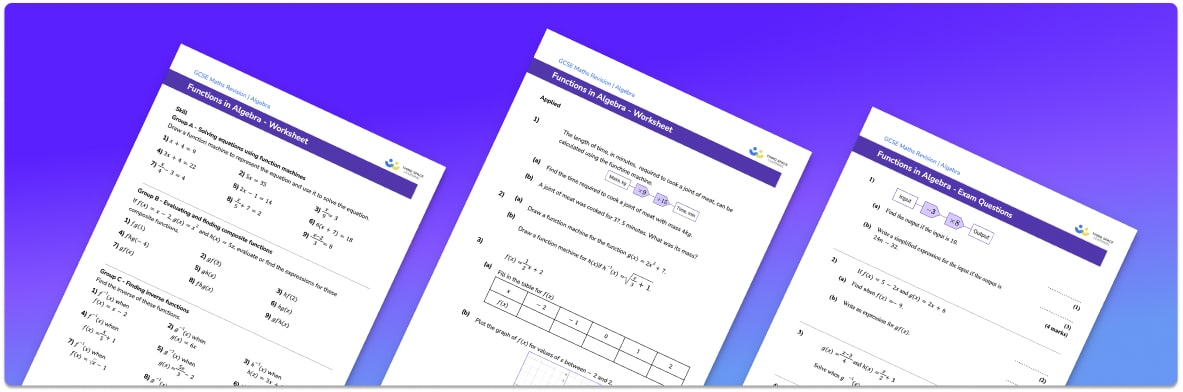 Functions Worksheet