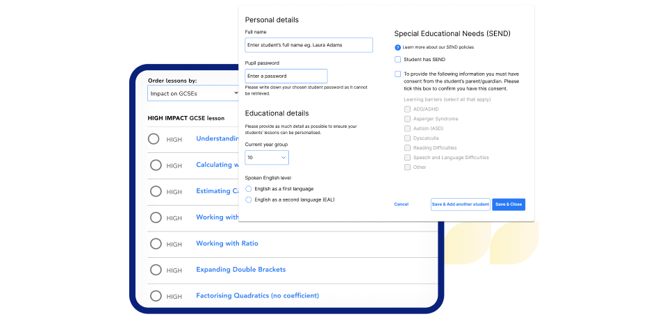 Online GCSE Maths Tutor