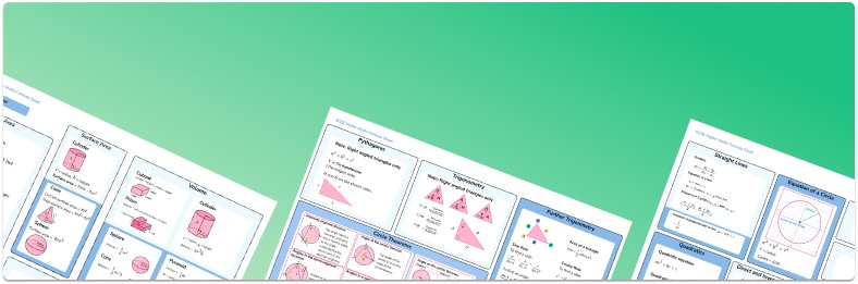 GCSE Maths Formula Sheet