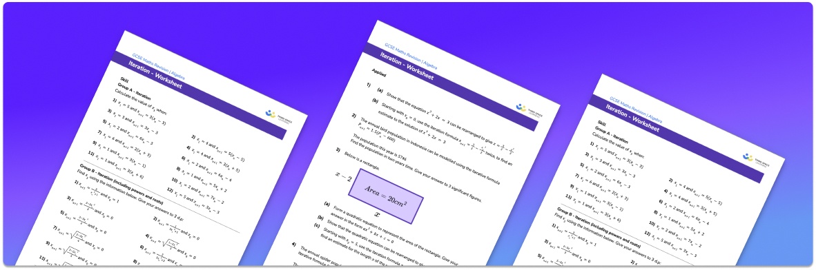 Iteration Worksheet