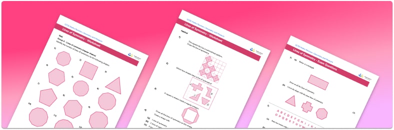 Lines of symmetry worksheet