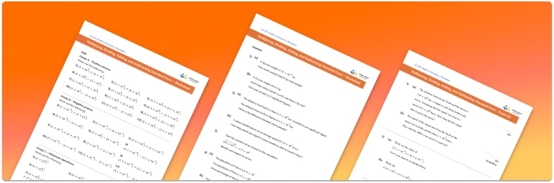 Adding And Subtracting Standard Form Worksheet