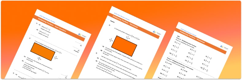 Multiplying Fractions Worksheets