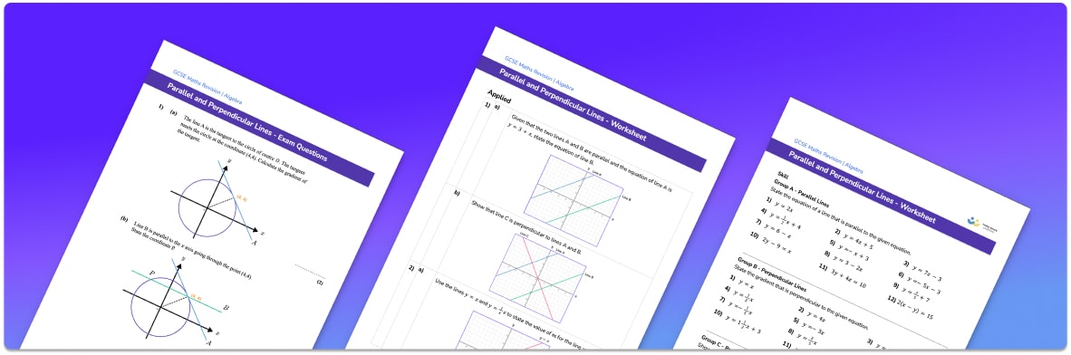 Parallel And Perpendicular Lines Worksheet