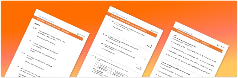 Percentage Increase And Decrease Worksheet