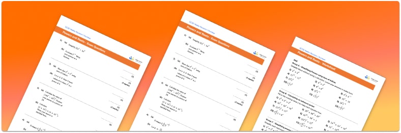 Powers and roots worksheet