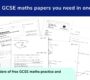 All The Best GCSE Maths Predicted Papers For 2024: Free Downloads