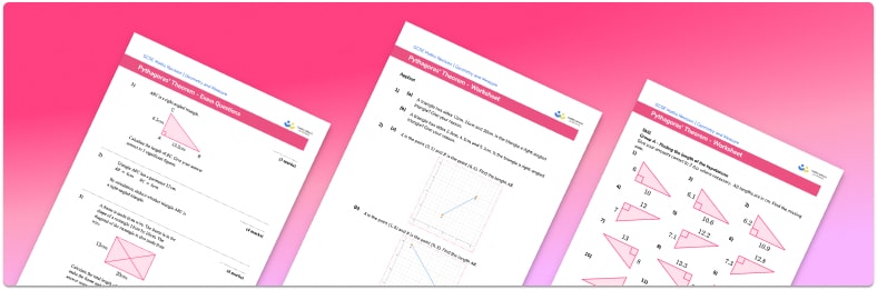 Pythagoras Worksheet