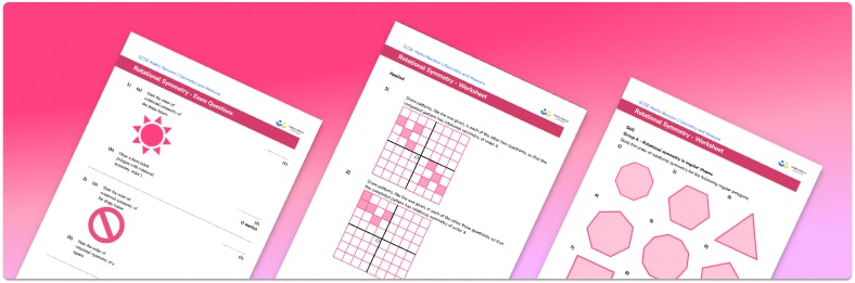 Rotational symmetry worksheet