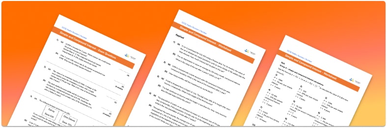 Simple And Compound Interest Worksheet