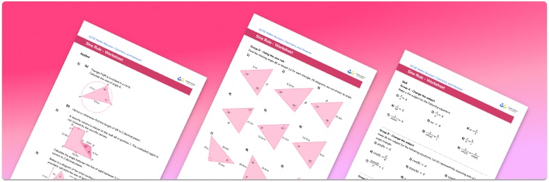 Sine Rule Worksheet