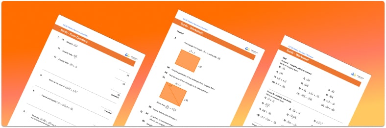 Surds Worksheet