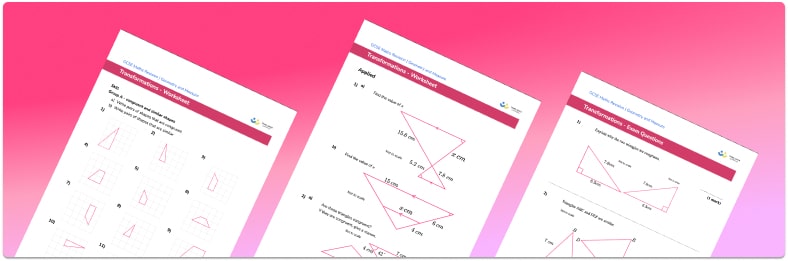 Transformations Worksheet