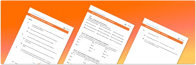 Upper And Lower Bounds Worksheet