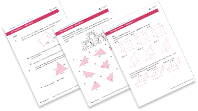 3D trigonometry worksheet