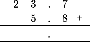 Adding And Subtracting Decimals common misconception 3