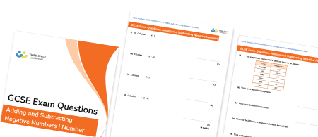Adding And Subtracting Negative Numbers Exam Questions