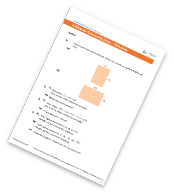 Adding And Subtracting Surds Worksheet