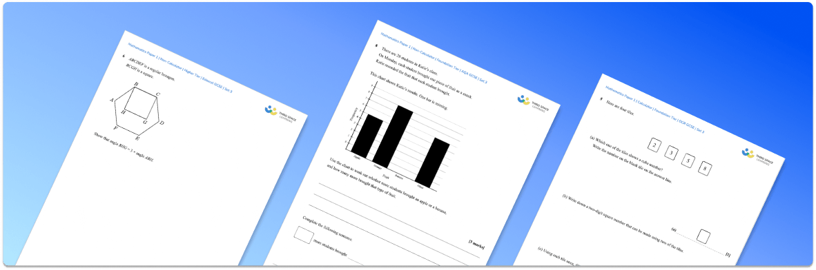 Edexcel, AQA and OCR Foundation and Higher Papers: Set 3 (2024)