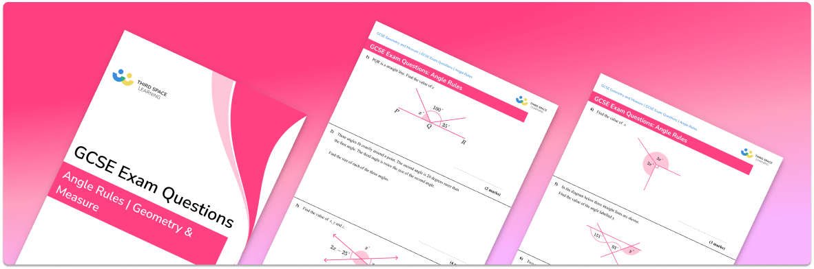 Angles Rules Exam Questions