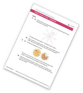 Angles Around A Point Worksheet