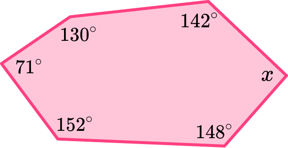 Angles in a Hexagon question 3