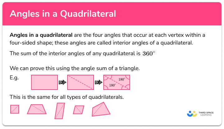 Angles in a quadrilateral