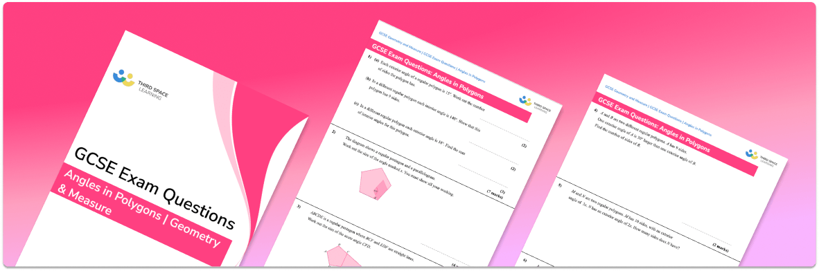 Angles In Polygons Exam Questions