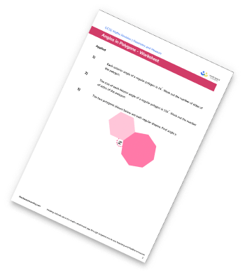 Angles In Polygons Worksheet