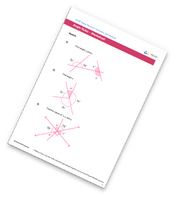 Angle Rules Worksheet