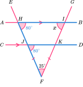 Angles - SUPER HUB practice question 11 explanation image 1