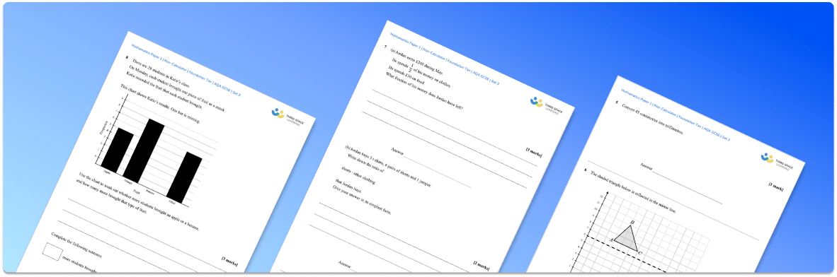 AQA Maths Foundation Papers: Set 3 (2024)