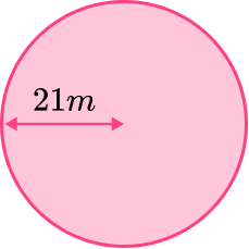 Area And Circumference Of A Circle example 3