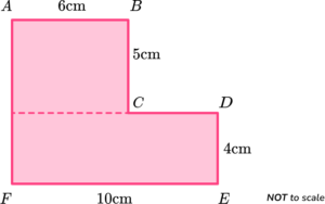 Area of a hexagon example 1