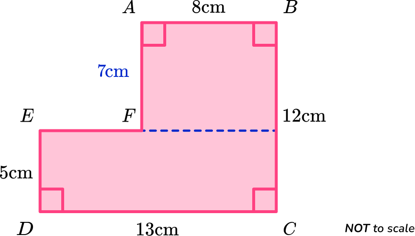 Area Of A Hexagon Example 1 step 2