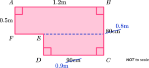 Area of a hexagon example 2 step 2