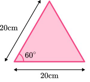 Area of a hexagon example 6 step 2b