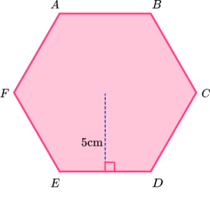 Area Of A Hexagon question 5