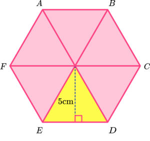 Area Of A Hexagon question 5 explanation