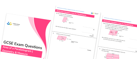 Area Of A Parallelogram Exam Questions