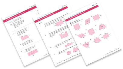 Area of quadrilateral worksheet