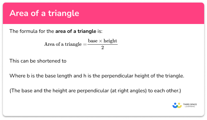 Area of a triangle