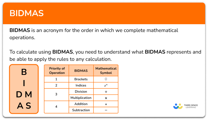 BIDMAS